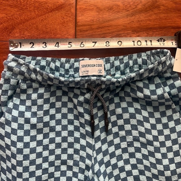 NWT Sovereign Code Boy's Junior Size 14/16 Checkered Swim Trunks - Picture 2 of 5